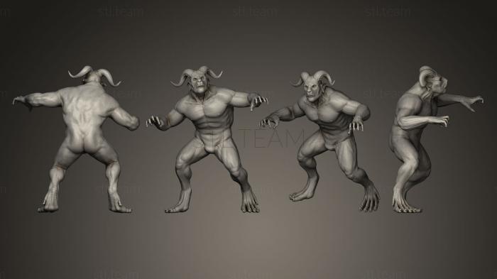 3D model Demon creature (STL)